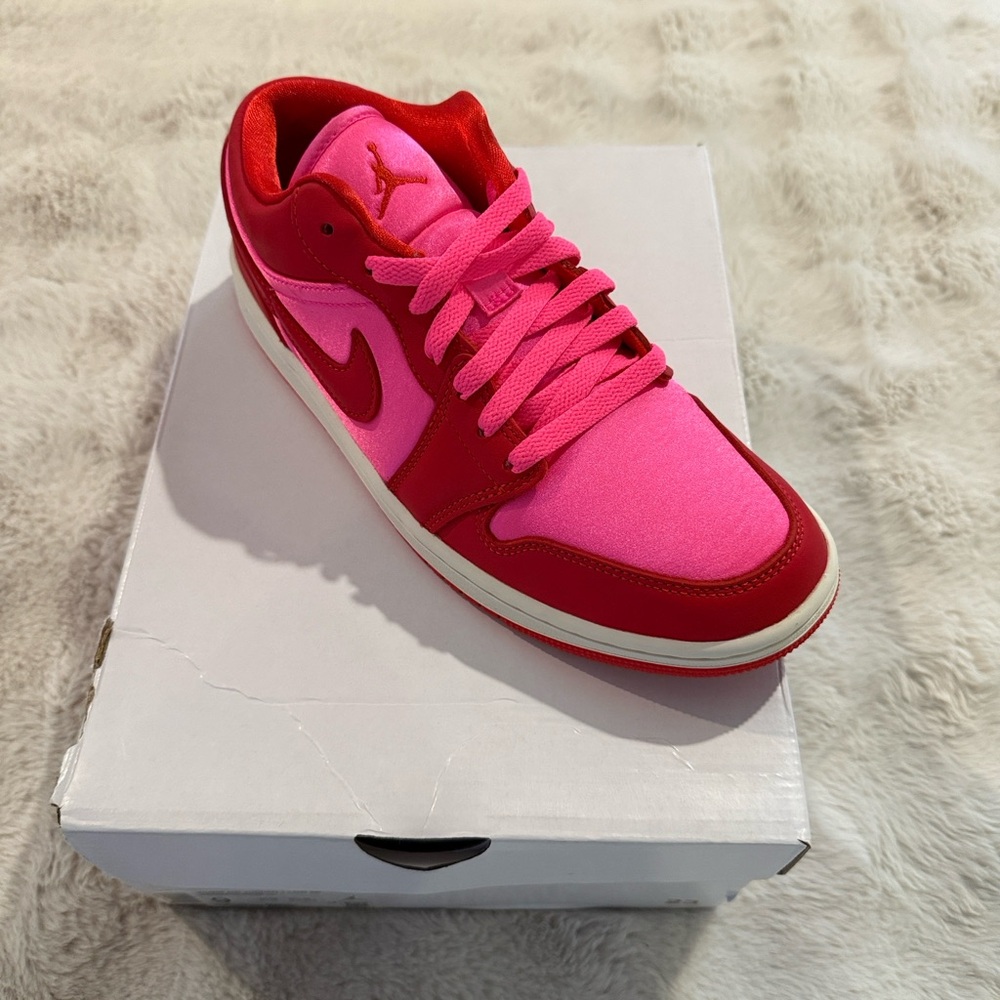 Nike Air Jordan 1 Low SE Red and Pink Shoes